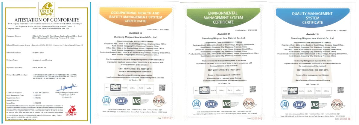SPC Flooring Certifications